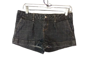 American Rag Cie Dark Blue Denim Shorts Slash Pockets Size 5 - Picture 1 of 7