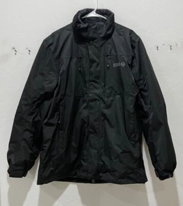 NWOT Mens Outdoor Master 2-in-1 Coat Size L Zip-Out Faux Fur fleece Lining Black - Picture 1 of 6