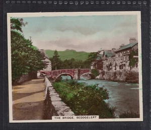 THE BRIDGE, BEDDGELERT - 80 + Jahre alte englische Tabakkarte # 202 - Bild 1 von 2