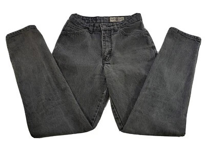 Pantalones de mezclilla negros ajustados de tiro alto Work Force vintage de los años 80 The GAP para mujer talla 5/6 Foto 1 de 4