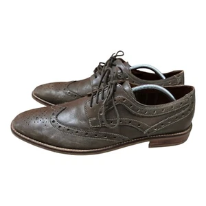 Florsheim Mens Dress Shoes Taupe Leather Upper Size 10.5 US, 9.5 UK, 44 EUR ✔️ - Picture 1 of 9