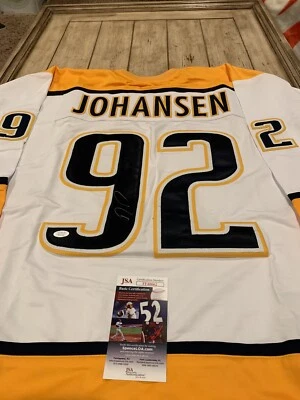 Ryan Johansen Autographed/Signed Jersey JSA COA Nashville Predators - Image 1 of 4