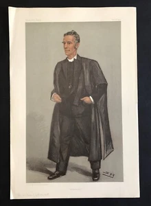 Vanity Fair Print 1901 Rev and Hon Canon Edward Lyttelton MA Eton Headmaster - Picture 1 of 3