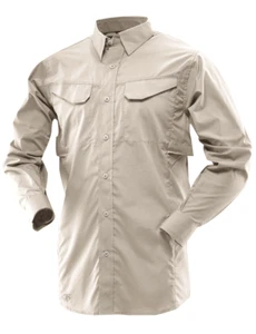 Tru Spec 1102 Khaki 24-7 MEN'S 3XLARGE ULTRALIGHT LONG SLEEVE FIELD SHIRT - Picture 1 of 2