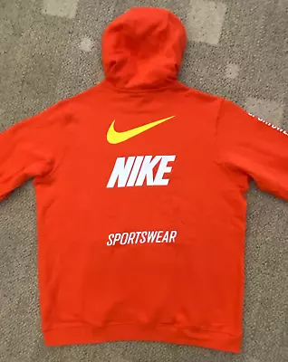 Nike Sportswear Club Hoodie TM Logo Sweatshirt Fleece BV3063-891 Men's Medium - Image 1 of 3