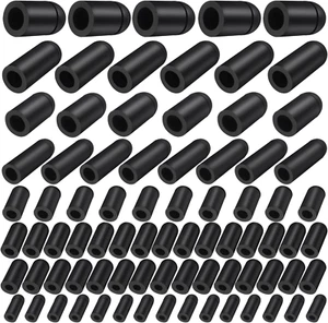 80 Pcs Vacuum Cap Assortment Kit 8 Sizes, Dropper Caps ID 1/8'' 5/32'' 3/16'' 7/ - Picture 1 of 12