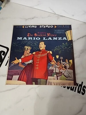 MARIO LANZA 1960 ROMBERG STUDENT PRINCE LIVING STEREO VINYL LP RECORD VG+ Foto 1 de 2