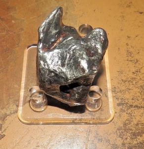 125 g CANYON DIABLO METEORIT MUSEUMSQUALITÄT ARIZONA STÄNDER 0,28 # USA SKULPTUR - Bild 1 von 9