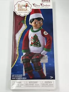 The Elf on the Shelf Festive Flannel Pajamas PJ’s 2 Piece Set Claus Couture - Picture 1 of 6