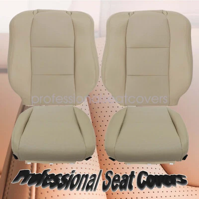 Cubierta de asiento de cuero de repuesto delantera tostada para Acura TL 2004 2005 2006 2007 2008 Foto 1 de 4