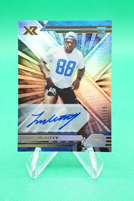 2021 Panini XR Rookies Autographs SP /199 #168 Tre' McKitty Auto BG6 - Image 1 of 2