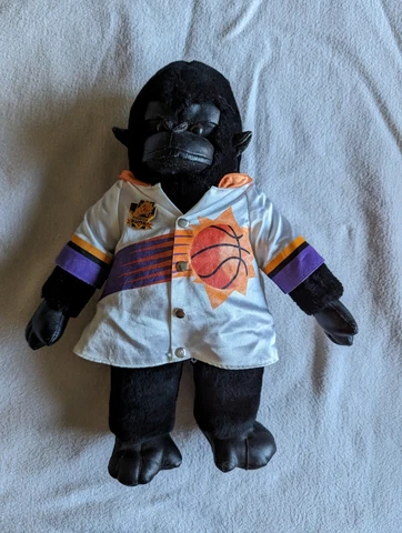 Phoenix Suns - Vintage GORILLA MASCOT PLUSH - 10” NBA BASKETBALL RUSS 90s Cover