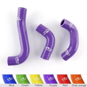 KIT MANGUERA REFRIGERANTE RADIADOR SILICONA ZAP PARA KAWASAKI KX 60 1985-2003 10 colores - Imagen 1 de 7