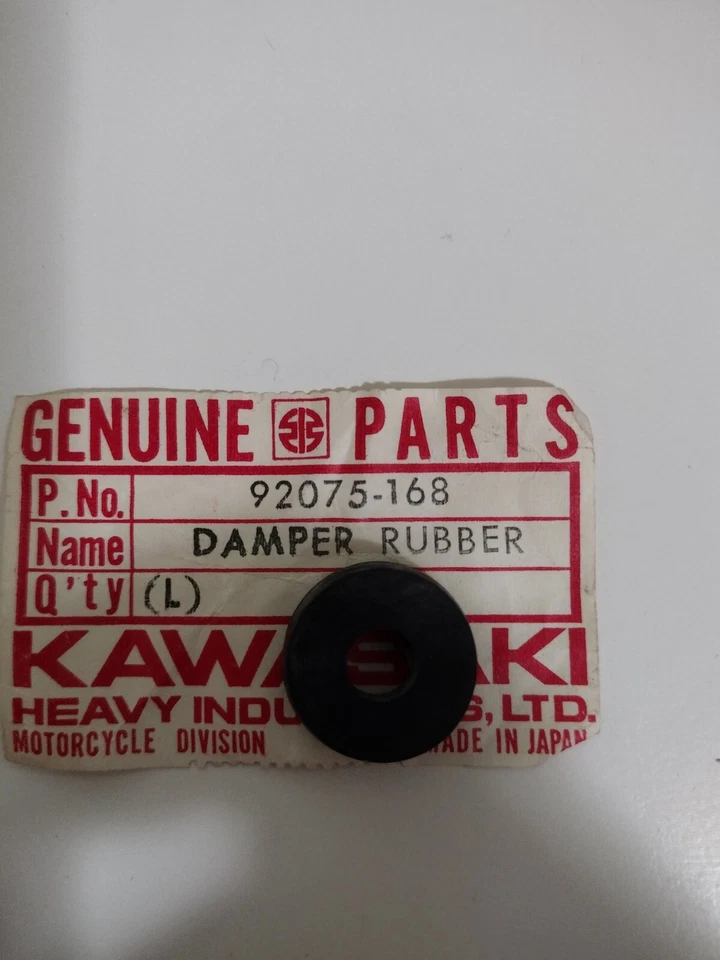 Kawasaki 92075-168 Rubber Damper H1 Mach KH500 KH400 S3 H2 KH250 S1 S2 Vintage - Image 1 of 1