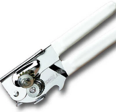 Can Opener, Chrome/White - Image 1 of 1