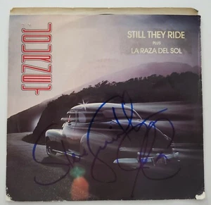 Journey Signed Still They Ride 7" Vinyl 45 Record Single Steve Smith RAD - Picture 1 of 1