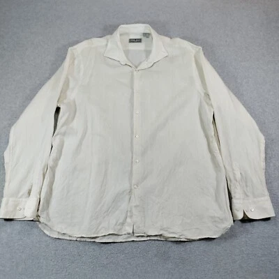 Camisa de Lino Bobby Jones Para Hombre XXL Beige Colección Trofeo Manga Larga Abotonada Foto 1 de 4