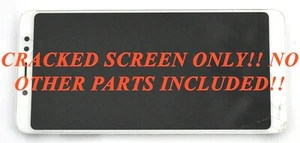 OEM XIAOMI REDMI NOTE 5 PRO REPLACEMENT~WORKING LCD~CRACK DIGITIZER~FRAME - Picture 1 of 3