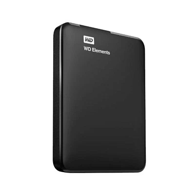 externe Festplatte WD Elements Portable 1TB WDBUZG0010BBK tragbar 2,5" USB3.0 - Bild 1 von 4