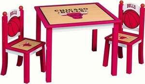 Chicago Bulls Kids Table & Chair 3 piece Set - Picture 1 of 2