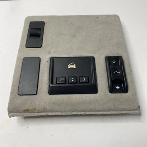 2001-2003 BMW 525i E39 Sunroof Control Switch Panel Garage Door Opener Gray OEM - Picture 1 of 6