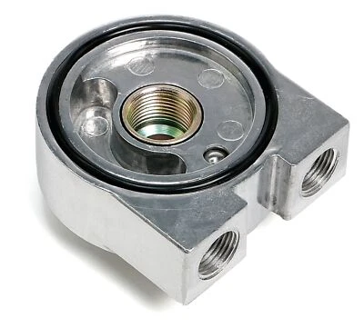 Adaptador sanduíche refrigerador de óleo Trans-Dapt 1350 2,5" ID 2,75" OD flange 18mm x 1,5 - Imagem 1 de 4