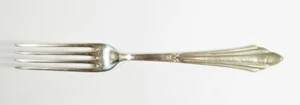 WMF 900 Fächermuster - 1x Gabel groß 20cm lang 90er Silber Auflage / R20 - Picture 1 of 5