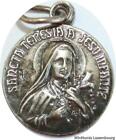 Q6467 Medal Papal States Vatican Sancta Teresia A Jesu Infante 1880's Silver