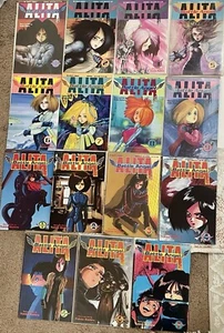 Battle Angel Alita Viz Select Comics Lot Of 15 Part 1 & 2 Yukito Kishiro - Picture 1 of 7
