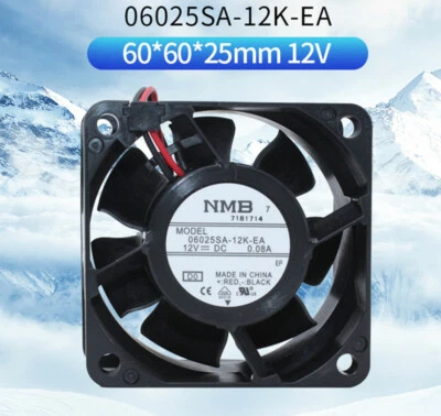 NMB 06025SA-12K-EA 6025 6cm 0.08A 12V Chassis Cooling Fan - Image 1 of 4