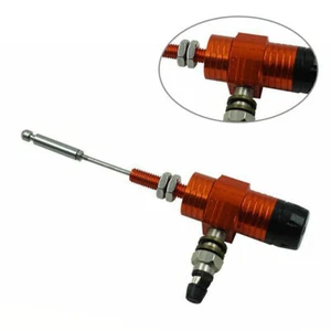 M10x1.25MM Hydraulic Clutch Master Cylinder Rod Brake Pump Universal Orange - Picture 1 of 4