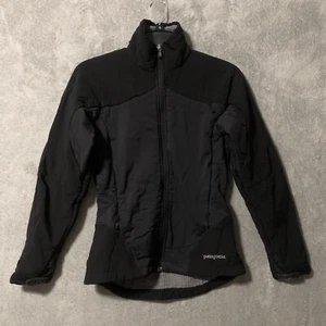 Giacca Vintage Patagonia Regulator R Donna XS Pile Nero Full Zip Polartec - Foto 1 di 15