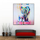 Framel Elephant Oil Painting On Canvas For Sophisticated Wall Art Decor