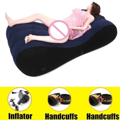 Almohada inflable de ayuda sexual cojín de posición de amor para parejas cojín suave muebles Foto 1 de 4