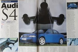 Original Autocar extracted mag road test: AUDI S4, No 4349 - Picture 1 of 2