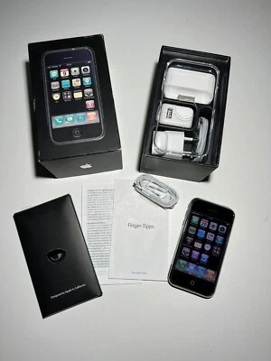 Apple iPhone 1. Generation 8GB 2G 1G 1st Gen Model 2007 A1203 Box matching TOP! - Bild 1 von 4