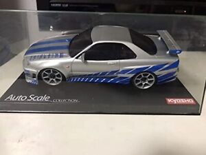 Kyosho MINI-Z Body NISSAN SKYLINE GT-R R34 The FAST and the FURIOUS MZG34WS FS