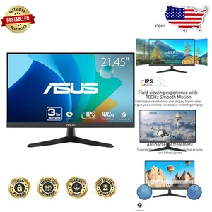 22-Inch Full HD Eye Care Monitor - 100Hz, 1ms, Adaptive Sync for Gamers - Picture 1 of 14