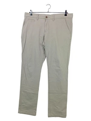 CANDA Herren Stoffhose Beige W38 L34 Casual Baumwolle Uni Knopf Reißverschluss - Bild 1 von 2