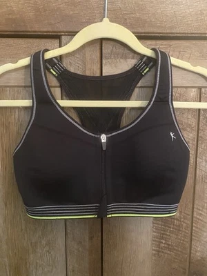 Sutiã esportivo Danskin tamanho 36 C, fechamento frontal - Imagem 1 de 4