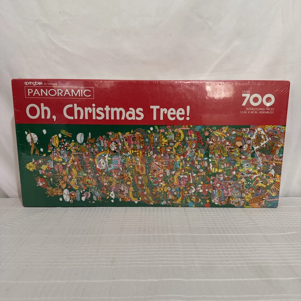 Springbok Hallmark Panoramic Oh Christmas Tree Puzzle Over 700 Pcs PZL9809