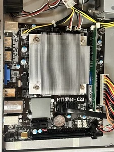 ECS H110M4-C23 LGA 1151 Intel H110 HDMI SATA 6Gb/s USB 3.0 Micro ATX Motherboard - Picture 1 of 6