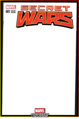 SECRET WARS #1 (2015) BLANK VARIANT GOD EMPEROR DOOM AVENGERS MCY KEY MARVEL NM - Image 1 of 4