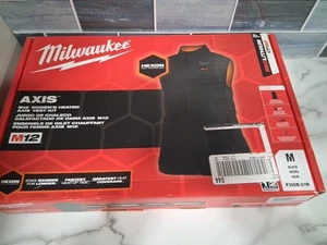 Women's Medium M12 12-Volt Lithium-Ion Cordless Axis Black Heated Vest Kit with - Picture 1 of 4