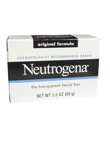 1 x Neutrogena Amber Transparent Facial Bar Original Formula Scent USA 3.5oz - Picture 1 of 4