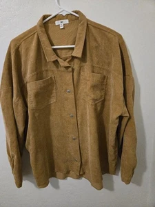 Camisa BP Mujer Marrón Pana A Presión Manga Larga XS - Imagen 1 de 5