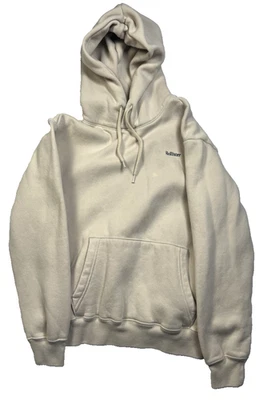 Sudadera con Capucha Beige Peso Pesado Logo Hollister Para Hombre XS Vellón Acogedora Informal Ropa de Calle Foto 1 de 4