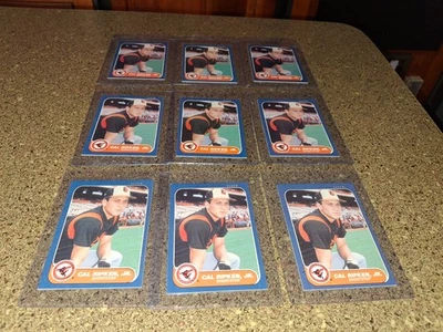 LOTE DE 9 1986 FLEER BB #284 CAL RIPKEN JR Foto 1 de 4
