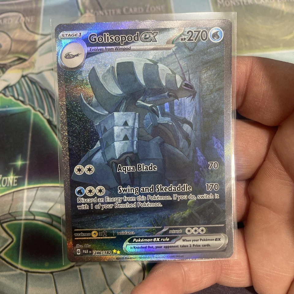 Golisopod ex 246/182 Sv04: Paradox Rift Holo Pokemon Card NM - Image 1 of 4