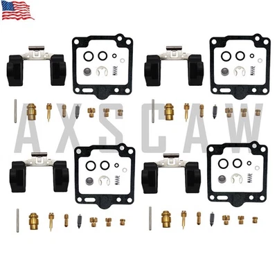 JUEGO DE 4 para Suzuki GS550 E/L GS550M GS550T kit de reconstrucción de reparación de carburador flotador Foto 1 de 2